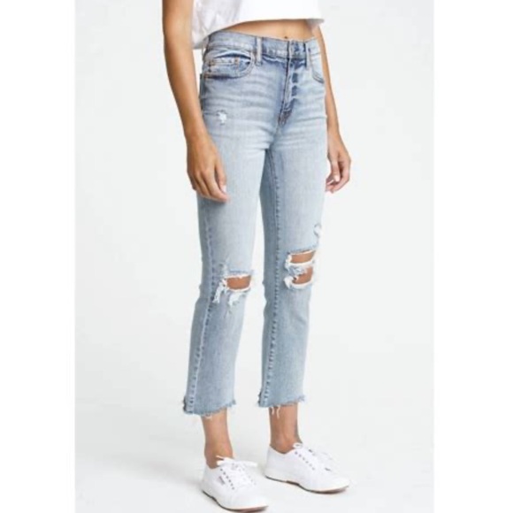 Daze Shy Girl High Rise Crop Flare Jewel - Picture 1 of 4